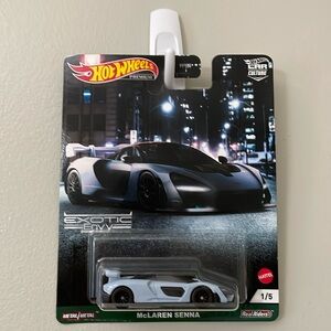 Hot Wheels Mclaren Senna Exotic Envy collectable in a new in sealed box!